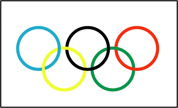 Olympic flag Free vector in Encapsulated PostScript eps ( .eps ) vector