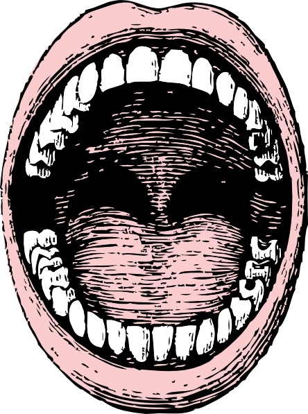 Open Mouth Clip Art 12