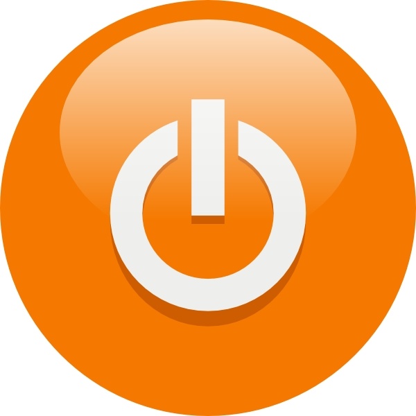 Free vector Vector clip art Orange Power Button clip art. File size: 0.05 MB