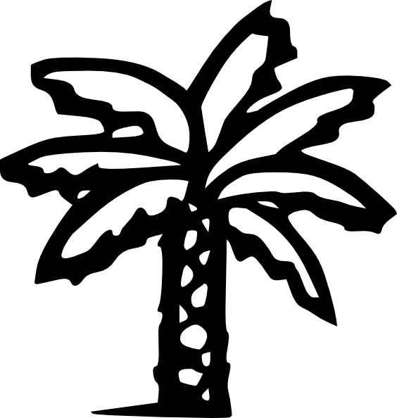 palm tree clip art vector - photo #5