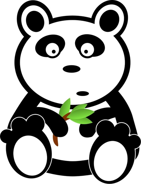 panda bamboo leaves