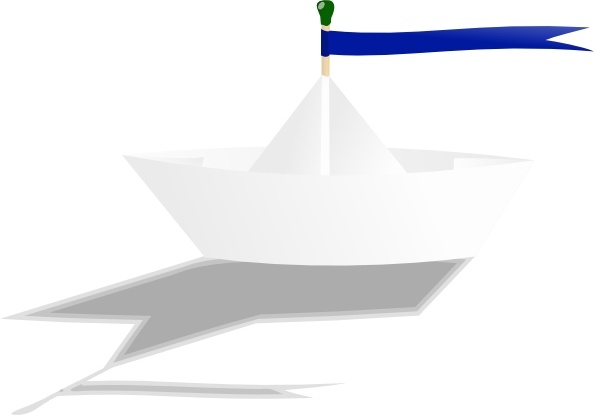 paper boat clipart - photo #10