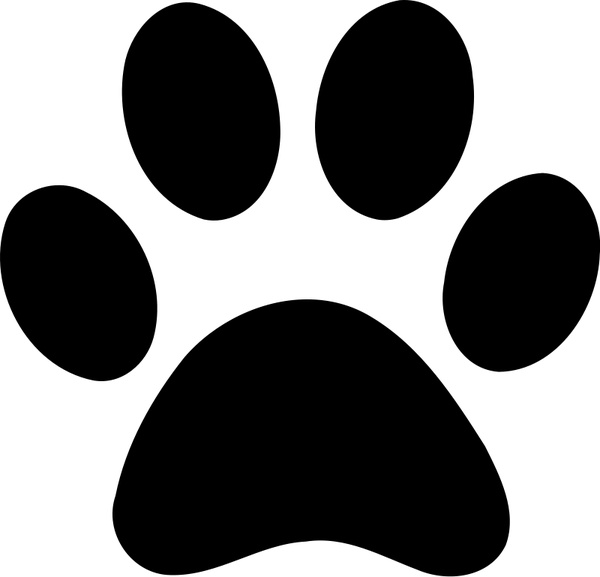 dog paw print clip art free download - photo #4