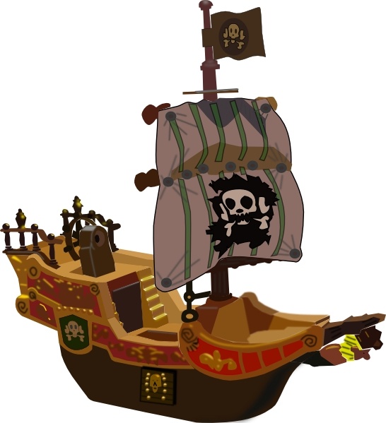 Pirate Ship Clip Art (free