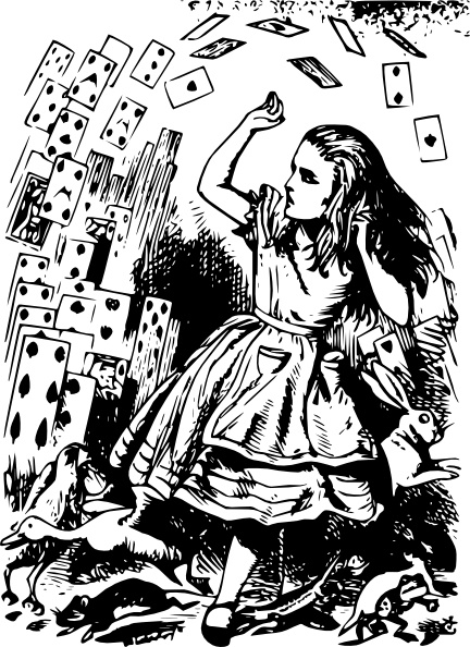 alice in wonderland cartoon cards. Pitr Alice In Wonderland Cards
