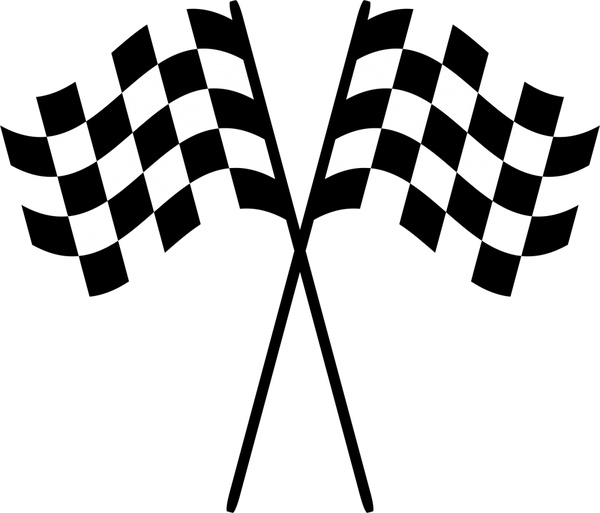 clip art checkered flags - photo #33