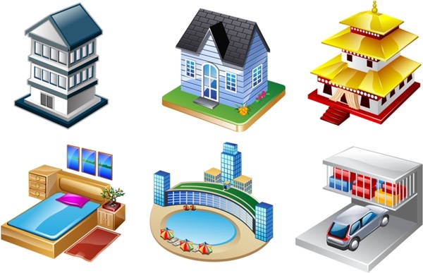 Real Estate Website Templates on Real Vista Real Estate Icons Pack Icons Sets   Free Icon For Free