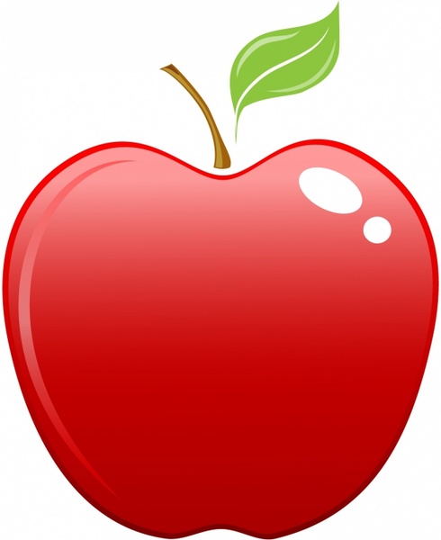 free apple vector clipart - photo #15