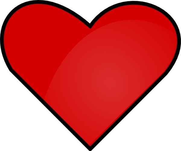 clip art free red heart - photo #20