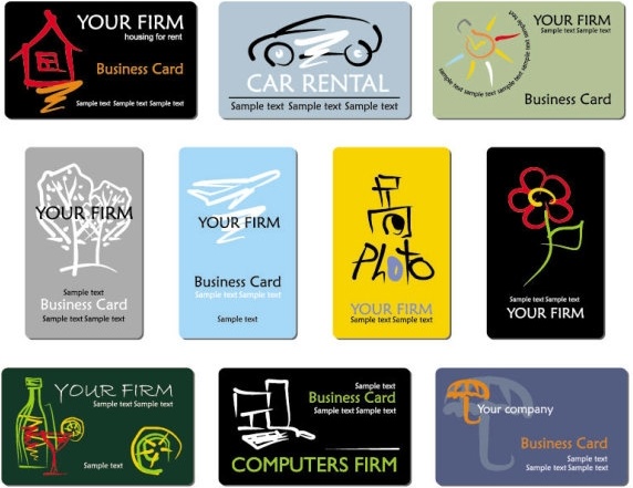 Free Vector Business Card on Business Cards Business Lines 01 Vector Vector Misc   Free Vector For