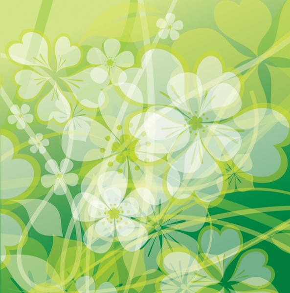 refreshing summer floral background mirage