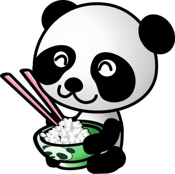 Imagen animada de un oso panda - Imagui