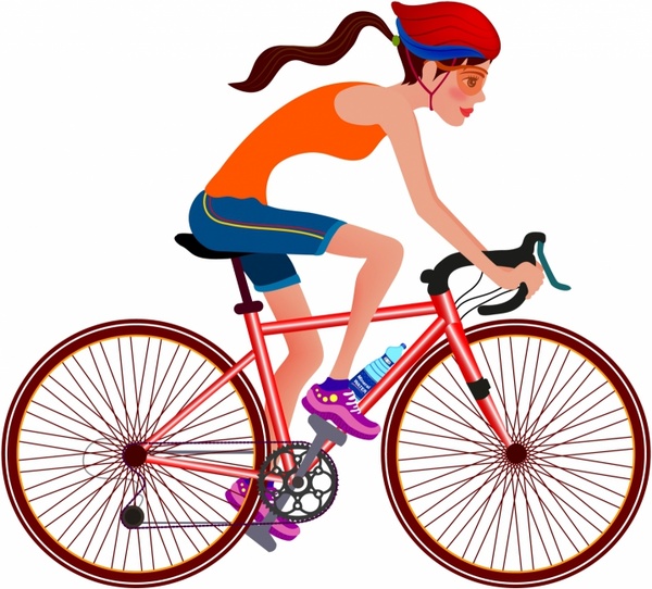 clipart of bike riding - photo #14