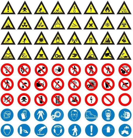 Free Vector Graphic Design on Road Sign Vector Set Vector Icon   Free Vector For Free Download