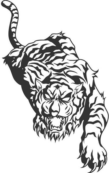 tiger tattoo clip art - photo #47