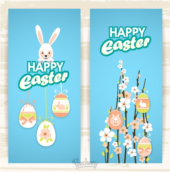 set easter banners