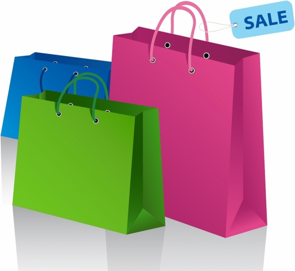 Shopping bag icon vector free vector download (17,120 Free vector ...