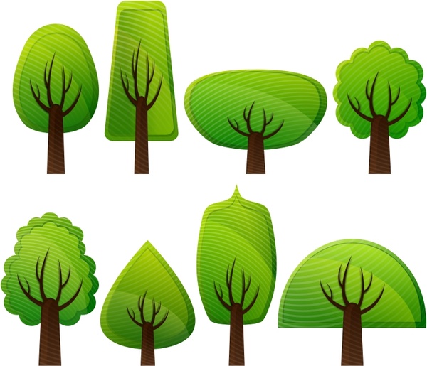 Free Download Vector Graphic on Simple Trees Vector Clip Art   Free Vector For Free Download