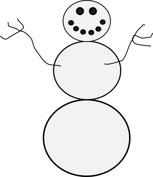 Snowman Clipart #48567 by