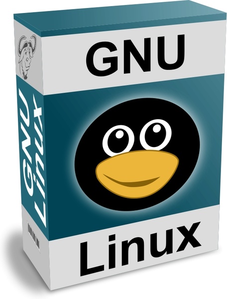 Funny Linux Wallpapers on Software Caja De Cart  N Con Gnu   Linux De Texto Y La Cara Divertida