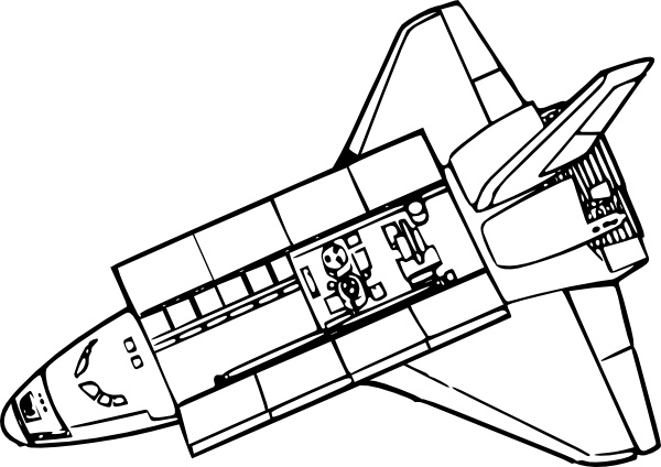 free clip art of space shuttle - photo #18