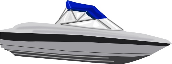 Speed Boat clip art Free vector in Open office drawing svg ( .svg