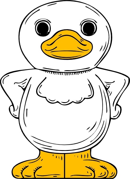 Free vector Vector clip art Standing Duck clip art. File size: 0.18 MB