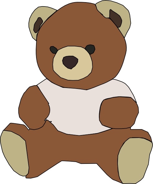 free baby teddy bear clip art - photo #28