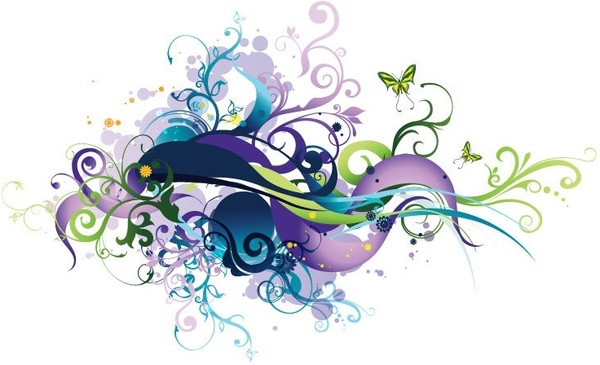 Flower Picture Color on Floral Vector Graphic Vector Flower   Free Vector For Free Download