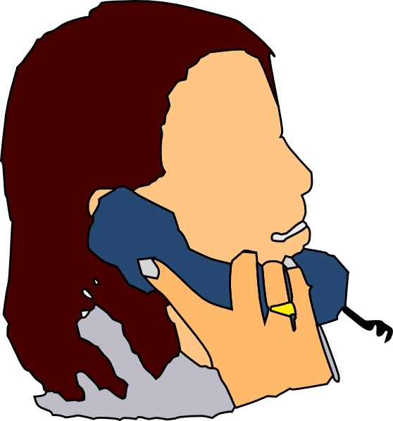 clipart talking on phone - photo #2