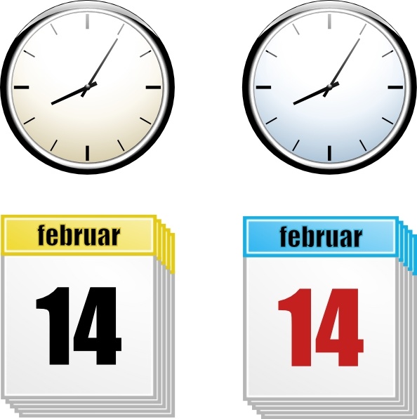 Time And Day clip art. Preview 2011