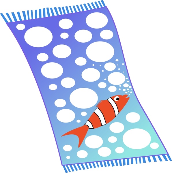 Free Fish Vector  on Fish With White Strips Vector Clip Art   Free Vector For Free Download