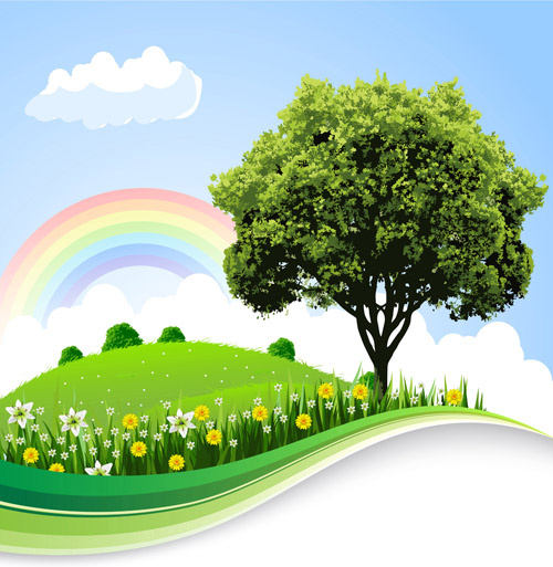 tree natural scenery background