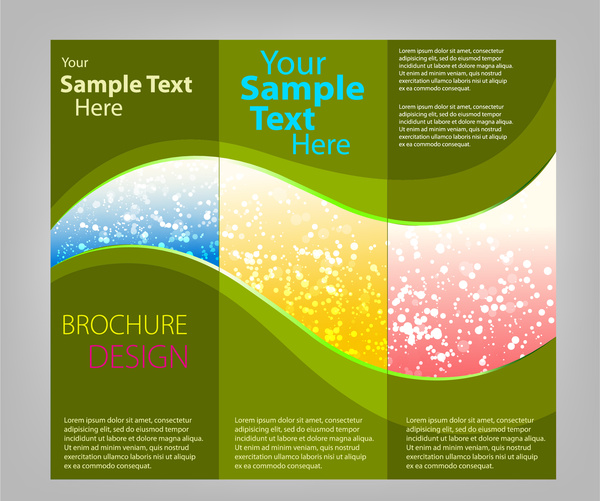 Tri fold brochure template free vector download (14,132 Free vector