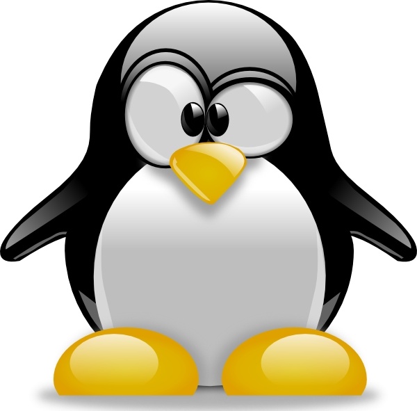 Funny Linux Wallpapers on Tux Penguin Clip Art Vector Clip Art   Free Vector For Free Download