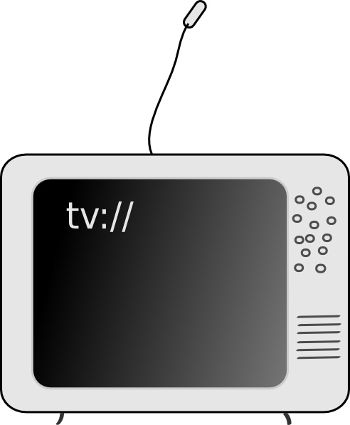 watching tv clipart. Tv Television clip art