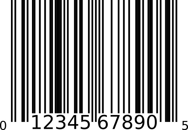 barcode vector. Upc-a Bar Code clip art