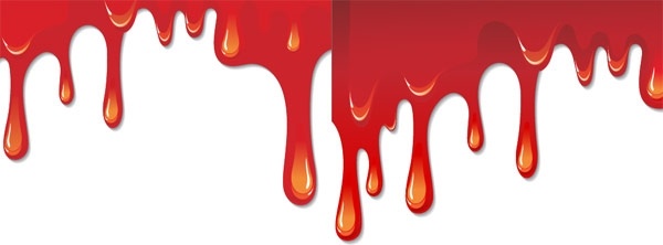 dripping blood clipart border - photo #21