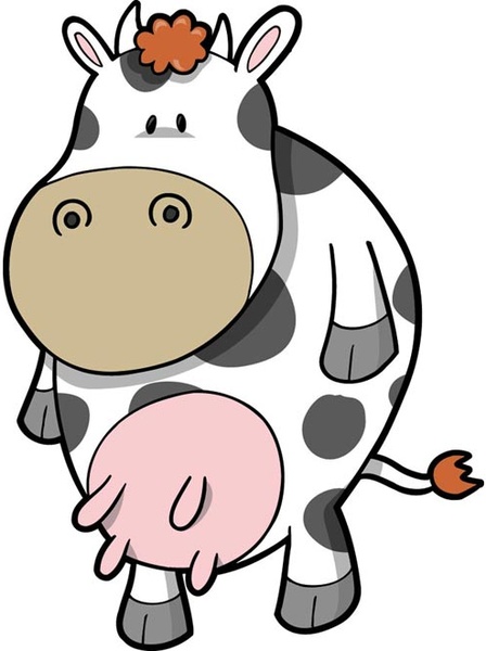 funny cow clip art - photo #11