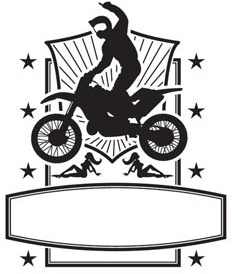 motorcycle championship final shield template