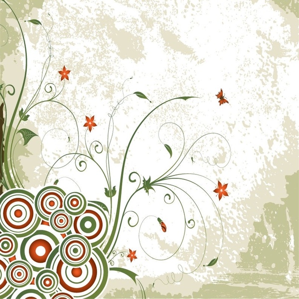 Free Nature Wallpaper Backgrounds on Floral Background Vector Vector Floral   Free Vector For Free Download