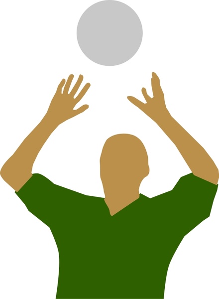 Free vector Vector clip art Volleyball player silhouette. File size: 0.04 MB