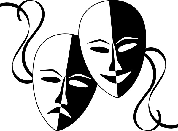 Wasat Theatre Masks clip art. Preview