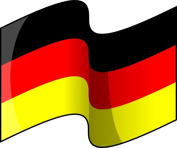 Waving German Flag clip art Free vector in Open office drawing svg
