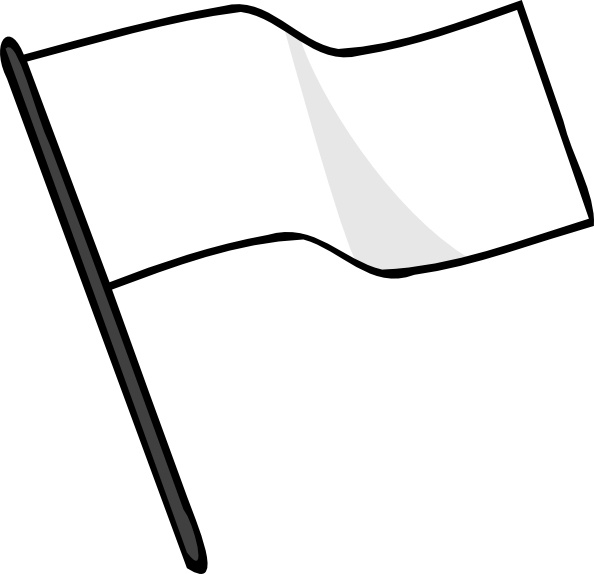 american flag clip art black and white. Waving White Flag clip art