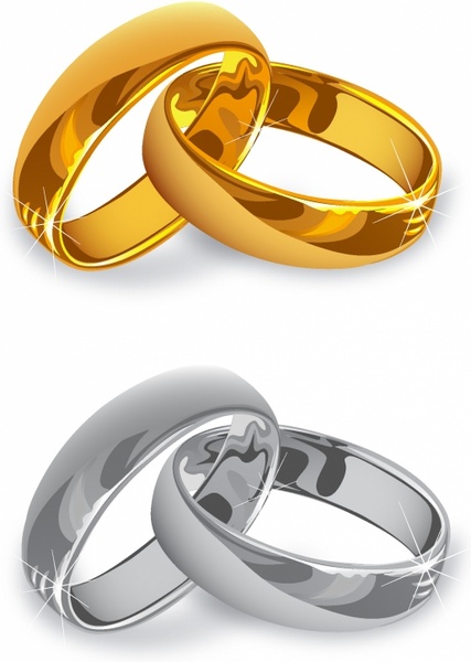 wedding ring clipart vector - photo #19