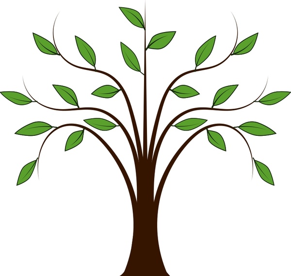 Vector  Free on Whispy Tree Vector Clip Art   Free Vector For Free Download