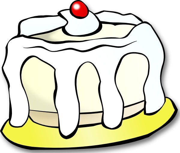 Birthday Cake Clip  on White Cake Clip Art Vector Clip Art   Free Vector For Free Download