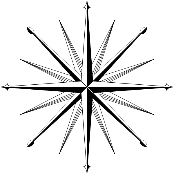 compass rose clipart free - photo #12
