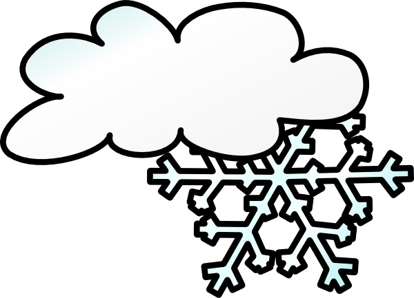 clipart snow clouds - photo #27